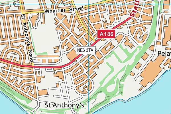 NE6 3TA map - OS VectorMap District (Ordnance Survey) NE6 3TA map - OS VectorMap District (Ordnance Survey)