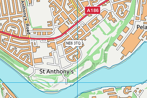 NE6 3TQ map - OS VectorMap District (Ordnance Survey) NE6 3TQ map - OS VectorMap District (Ordnance Survey)