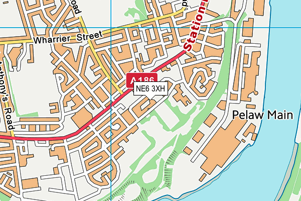 NE6 3XH map - OS VectorMap District (Ordnance Survey) NE6 3XH map - OS VectorMap District (Ordnance Survey)