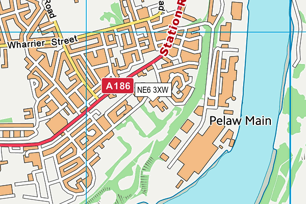 NE6 3XW map - OS VectorMap District (Ordnance Survey) NE6 3XW map - OS VectorMap District (Ordnance Survey)