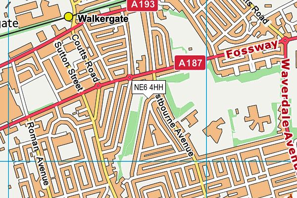 NE6 4HH map - OS VectorMap District (Ordnance Survey) NE6 4HH map - OS VectorMap District (Ordnance Survey)