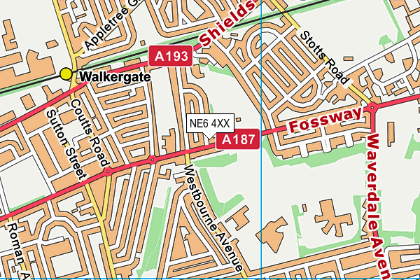 NE6 4XX map - OS VectorMap District (Ordnance Survey) NE6 4XX map - OS VectorMap District (Ordnance Survey)