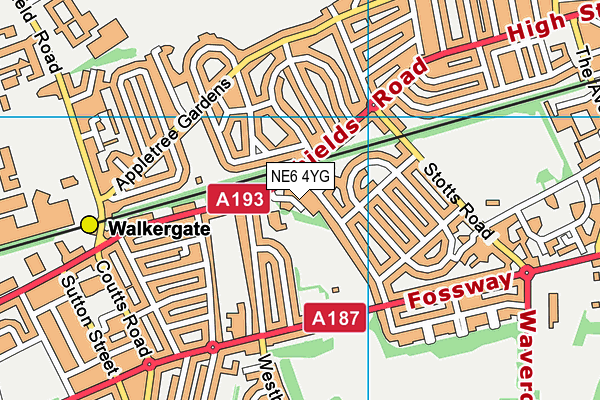 NE6 4YG map - OS VectorMap District (Ordnance Survey) NE6 4YG map - OS VectorMap District (Ordnance Survey)