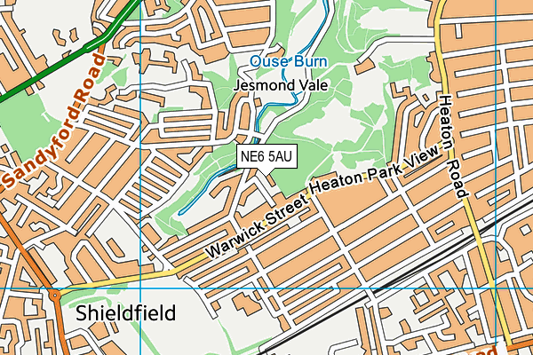 NE6 5AU map - OS VectorMap District (Ordnance Survey) NE6 5AU map - OS VectorMap District (Ordnance Survey)