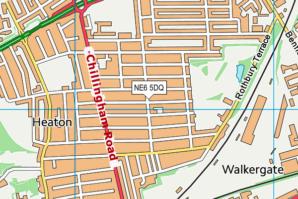 NE6 5DQ map - OS VectorMap District (Ordnance Survey) NE6 5DQ map - OS VectorMap District (Ordnance Survey)