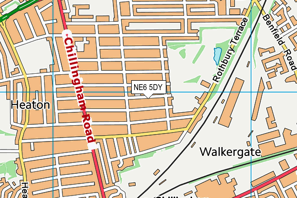NE6 5DY map - OS VectorMap District (Ordnance Survey) NE6 5DY map - OS VectorMap District (Ordnance Survey)