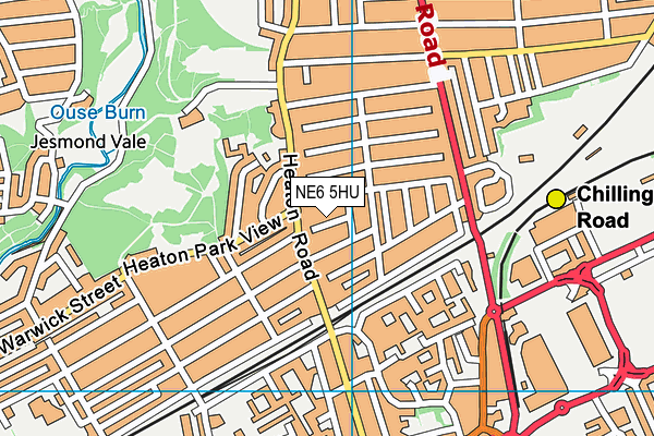 NE6 5HU map - OS VectorMap District (Ordnance Survey) NE6 5HU map - OS VectorMap District (Ordnance Survey)