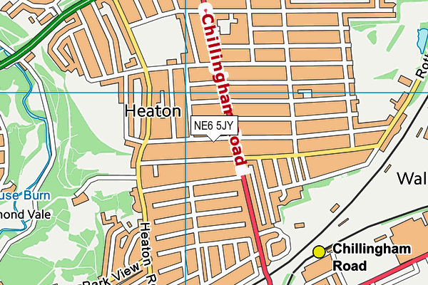 NE6 5JY map - OS VectorMap District (Ordnance Survey) NE6 5JY map - OS VectorMap District (Ordnance Survey)