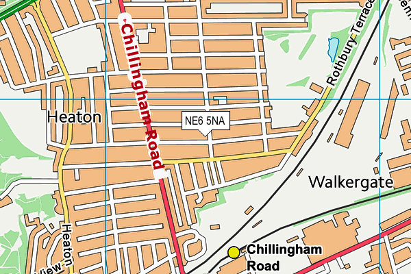 NE6 5NA map - OS VectorMap District (Ordnance Survey) NE6 5NA map - OS VectorMap District (Ordnance Survey)