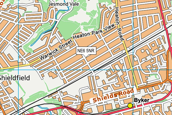 NE6 5NR map - OS VectorMap District (Ordnance Survey) NE6 5NR map - OS VectorMap District (Ordnance Survey)