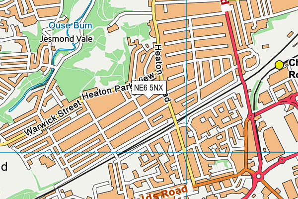 NE6 5NX map - OS VectorMap District (Ordnance Survey) NE6 5NX map - OS VectorMap District (Ordnance Survey)
