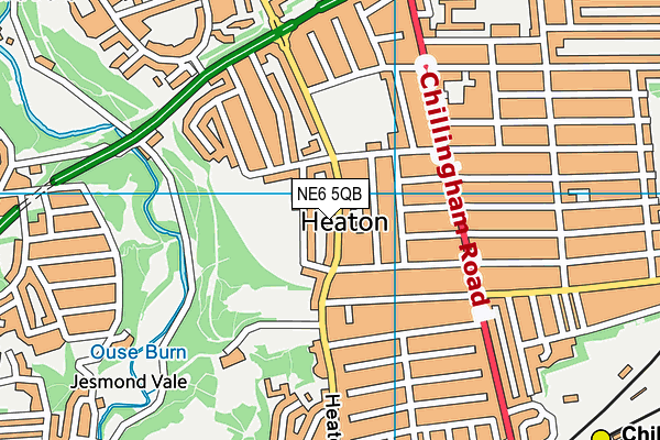 NE6 5QB map - OS VectorMap District (Ordnance Survey) NE6 5QB map - OS VectorMap District (Ordnance Survey)