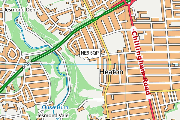 NE6 5QP map - OS VectorMap District (Ordnance Survey) NE6 5QP map - OS VectorMap District (Ordnance Survey)