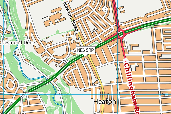 NE6 5RP map - OS VectorMap District (Ordnance Survey) NE6 5RP map - OS VectorMap District (Ordnance Survey)