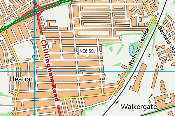 NE6 5SJ map - OS VectorMap District (Ordnance Survey) NE6 5SJ map - OS VectorMap District (Ordnance Survey)