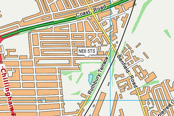 NE6 5TS map - OS VectorMap District (Ordnance Survey) NE6 5TS map - OS VectorMap District (Ordnance Survey)