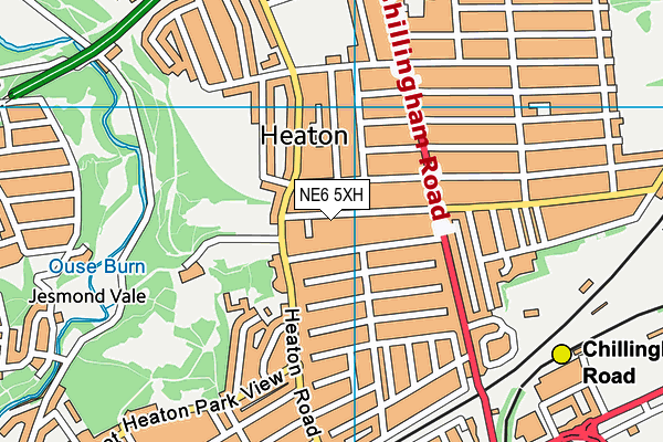 NE6 5XH map - OS VectorMap District (Ordnance Survey) NE6 5XH map - OS VectorMap District (Ordnance Survey)