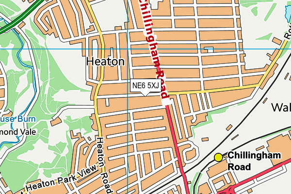 NE6 5XJ map - OS VectorMap District (Ordnance Survey) NE6 5XJ map - OS VectorMap District (Ordnance Survey)
