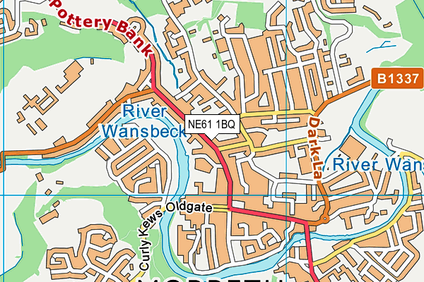 NE61 1BQ map - OS VectorMap District (Ordnance Survey) NE61 1BQ map - OS VectorMap District (Ordnance Survey)
