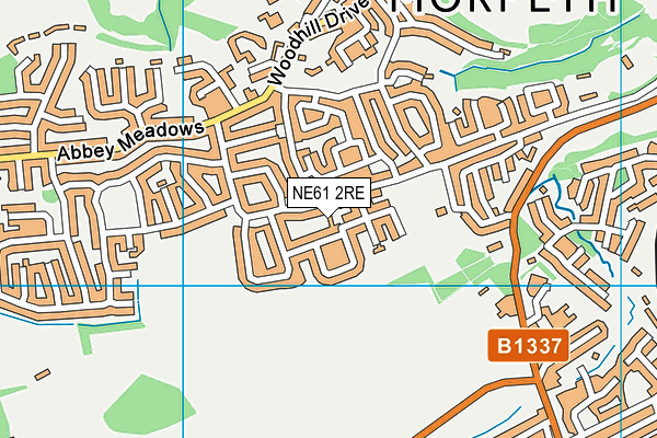 NE61 2RE map - OS VectorMap District (Ordnance Survey) NE61 2RE map - OS VectorMap District (Ordnance Survey)