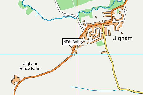 NE61 3AH map - OS VectorMap District (Ordnance Survey) NE61 3AH map - OS VectorMap District (Ordnance Survey)