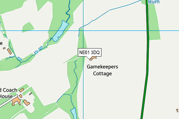 NE61 3DQ map - OS VectorMap District (Ordnance Survey) NE61 3DQ map - OS VectorMap District (Ordnance Survey)