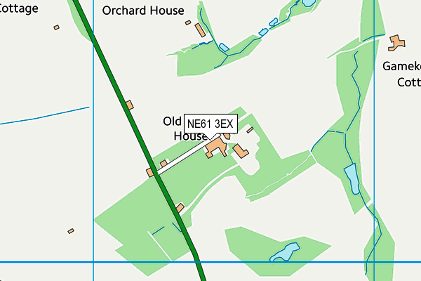 NE61 3EX map - OS VectorMap District (Ordnance Survey) NE61 3EX map - OS VectorMap District (Ordnance Survey)