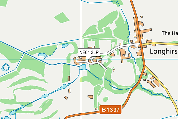 NE61 3LP map - OS VectorMap District (Ordnance Survey) NE61 3LP map - OS VectorMap District (Ordnance Survey)