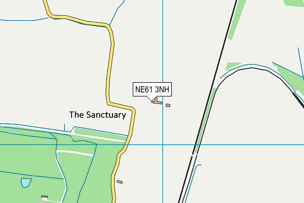 NE61 3NH map - OS VectorMap District (Ordnance Survey) NE61 3NH map - OS VectorMap District (Ordnance Survey)