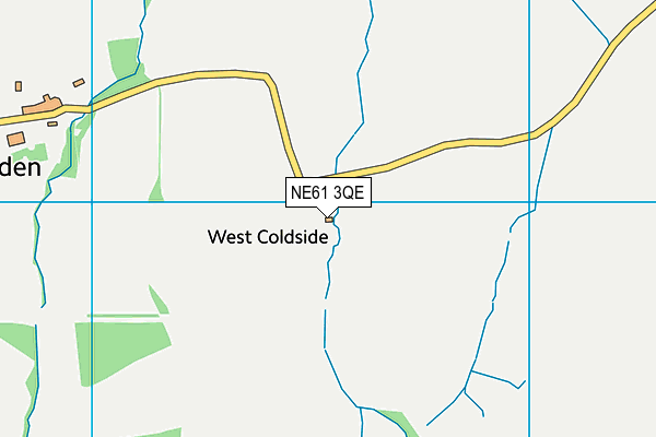 NE61 3QE map - OS VectorMap District (Ordnance Survey) NE61 3QE map - OS VectorMap District (Ordnance Survey)