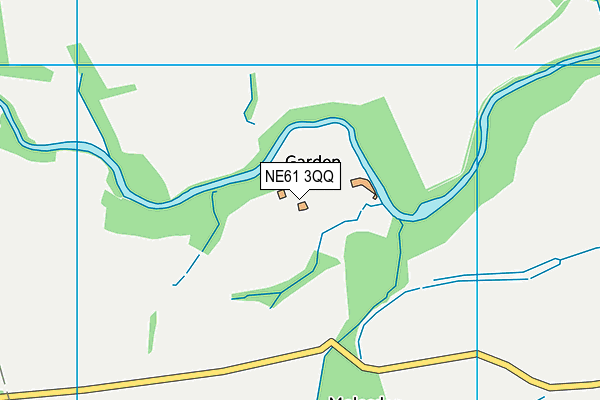 NE61 3QQ map - OS VectorMap District (Ordnance Survey) NE61 3QQ map - OS VectorMap District (Ordnance Survey)