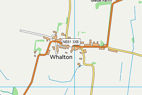 NE61 3XB map - OS VectorMap District (Ordnance Survey) NE61 3XB map - OS VectorMap District (Ordnance Survey)