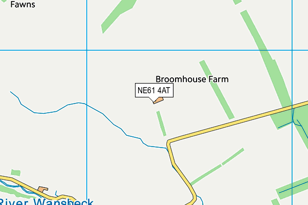 NE61 4AT map - OS VectorMap District (Ordnance Survey) NE61 4AT map - OS VectorMap District (Ordnance Survey)