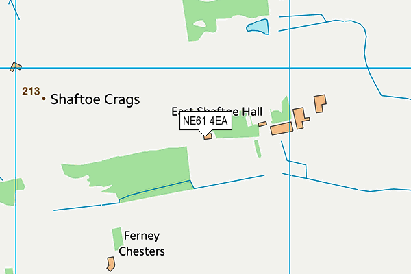 NE61 4EA map - OS VectorMap District (Ordnance Survey) NE61 4EA map - OS VectorMap District (Ordnance Survey)