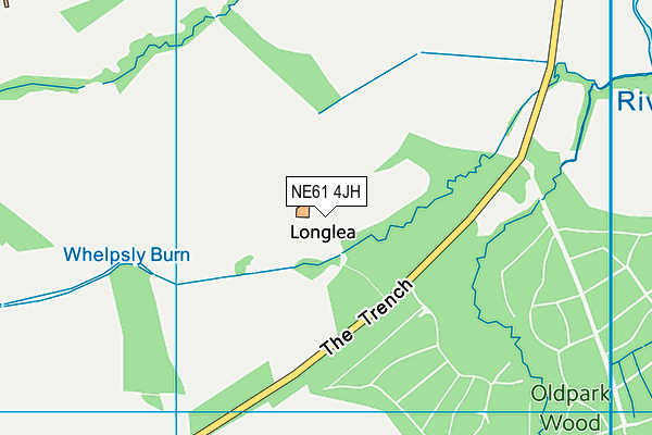 NE61 4JH map - OS VectorMap District (Ordnance Survey) NE61 4JH map - OS VectorMap District (Ordnance Survey)