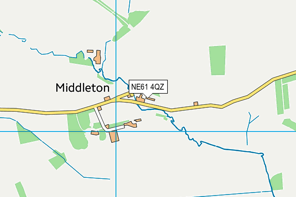 NE61 4QZ map - OS VectorMap District (Ordnance Survey)