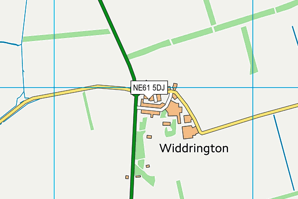 NE61 5DJ map - OS VectorMap District (Ordnance Survey) NE61 5DJ map - OS VectorMap District (Ordnance Survey)