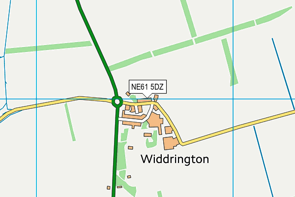 NE61 5DZ map - OS VectorMap District (Ordnance Survey) NE61 5DZ map - OS VectorMap District (Ordnance Survey)