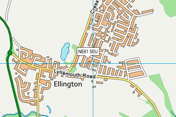 NE61 5EU map - OS VectorMap District (Ordnance Survey) NE61 5EU map - OS VectorMap District (Ordnance Survey)