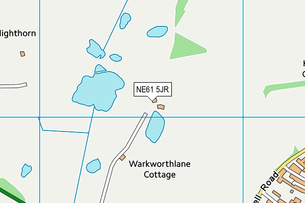 NE61 5JR map - OS VectorMap District (Ordnance Survey) NE61 5JR map - OS VectorMap District (Ordnance Survey)