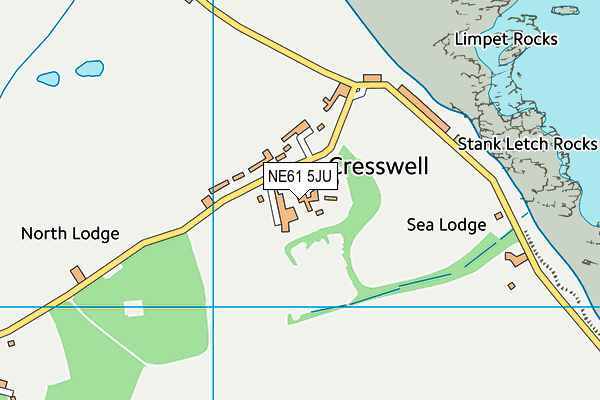 NE61 5JU map - OS VectorMap District (Ordnance Survey) NE61 5JU map - OS VectorMap District (Ordnance Survey)