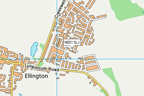 NE61 5LJ map - OS VectorMap District (Ordnance Survey) NE61 5LJ map - OS VectorMap District (Ordnance Survey)