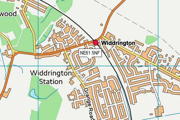 NE61 5NF map - OS VectorMap District (Ordnance Survey) NE61 5NF map - OS VectorMap District (Ordnance Survey)