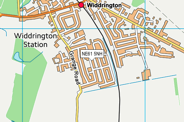 NE61 5NH map - OS VectorMap District (Ordnance Survey) NE61 5NH map - OS VectorMap District (Ordnance Survey)