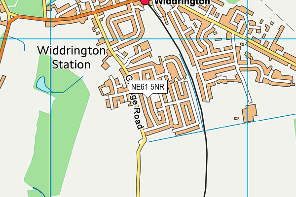 NE61 5NR map - OS VectorMap District (Ordnance Survey) NE61 5NR map - OS VectorMap District (Ordnance Survey)