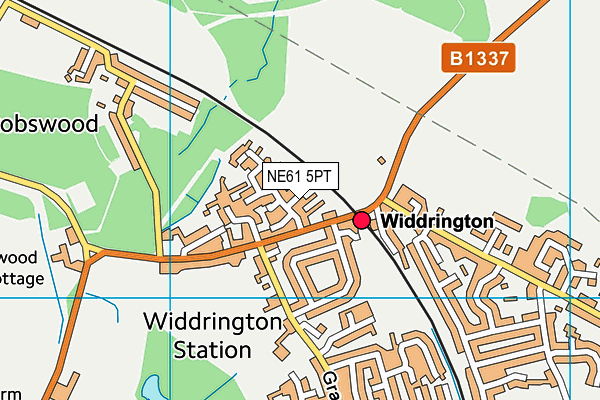 NE61 5PT map - OS VectorMap District (Ordnance Survey) NE61 5PT map - OS VectorMap District (Ordnance Survey)