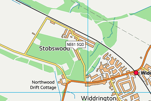 NE61 5QD map - OS VectorMap District (Ordnance Survey) NE61 5QD map - OS VectorMap District (Ordnance Survey)