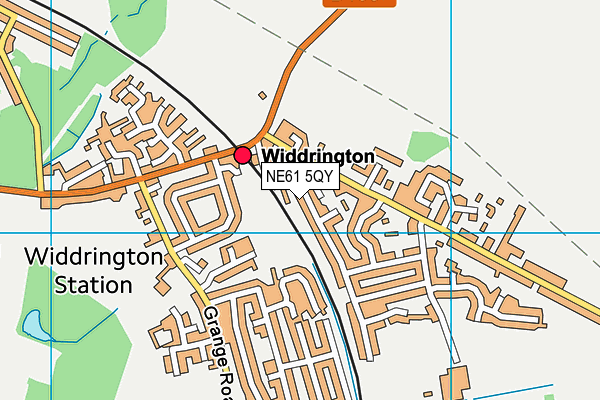 NE61 5QY map - OS VectorMap District (Ordnance Survey) NE61 5QY map - OS VectorMap District (Ordnance Survey)