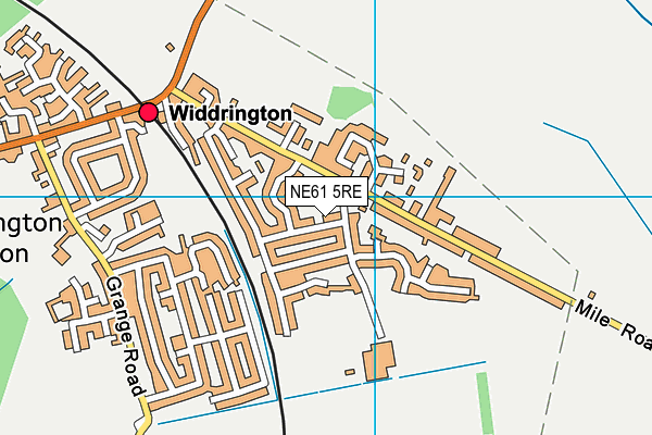 NE61 5RE map - OS VectorMap District (Ordnance Survey) NE61 5RE map - OS VectorMap District (Ordnance Survey)