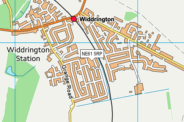 NE61 5RP map - OS VectorMap District (Ordnance Survey) NE61 5RP map - OS VectorMap District (Ordnance Survey)